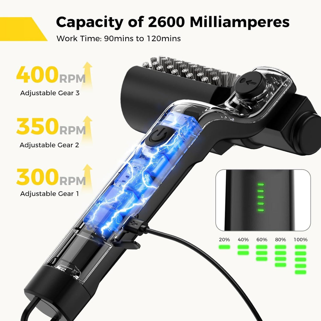 Electric BBQ Grill Brush Cleaner